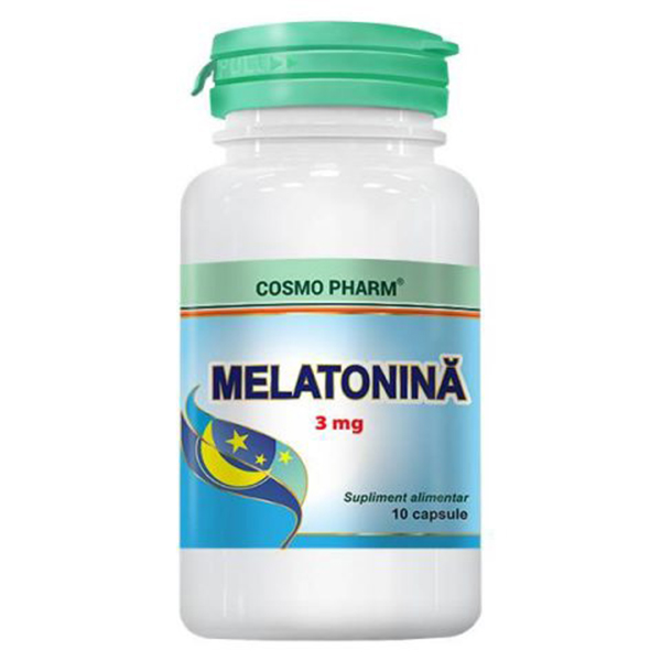 Melatonina 3 mg Cosmo Pharm – 30 capsule Cosmo Pharm Capsule si comprimate